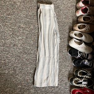 Stripped Volcom flare pants